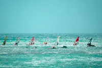Water sports on Palm Beach in Aruba, balancing active recovery and relaxation near Boardwalk Boutique Hotel Aruba.