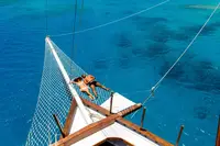 Private boat tour on the crystal-clear waters in Aruba