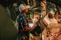 Live music during Caribbean Night at Boardwalk Boutique Hotel Aruba