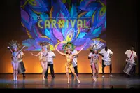 l show on stage at Cas di Cultura theater in Aruba
