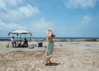 Coconut stand 