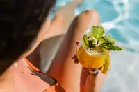 Boardwalk Boutique Hotel Aruba Booster Shot at pool 