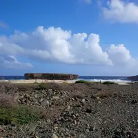 Coastal views near Palm Beach in Aruba as seen from Arikok National Park, explored from Boardwalk Boutique Hotel Aruba.